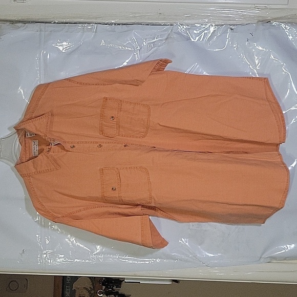 Covington Button Up Shirt Short Sleeve Pockets Casual Work XL NEW comfort beach - Picture 1 of 8